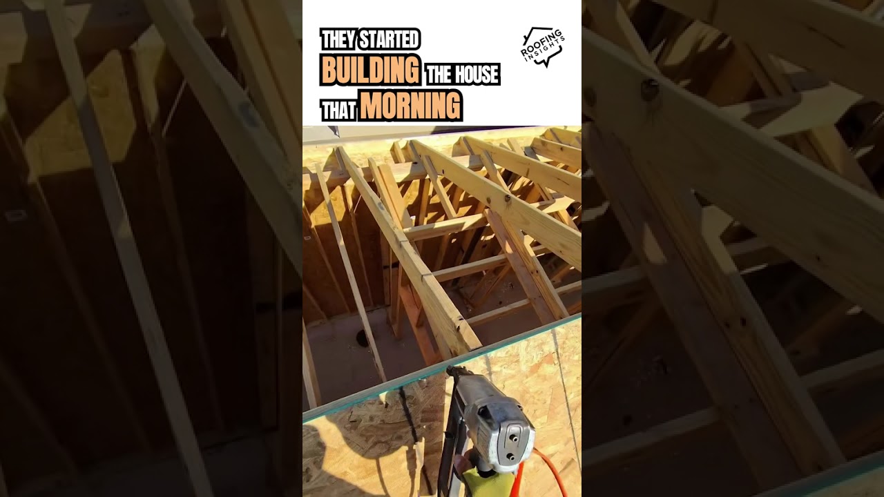 That crew chemistry on the roof #roofing #construction #teamwork