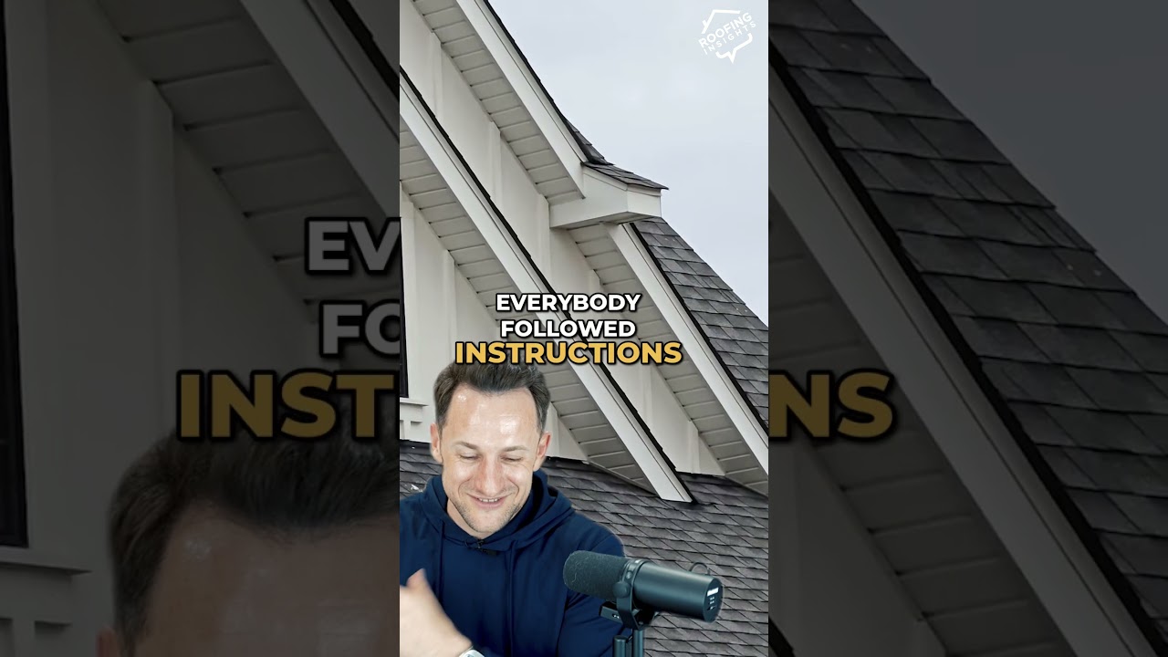 A roofer's worst nightmare right here #roofing #construction #fail