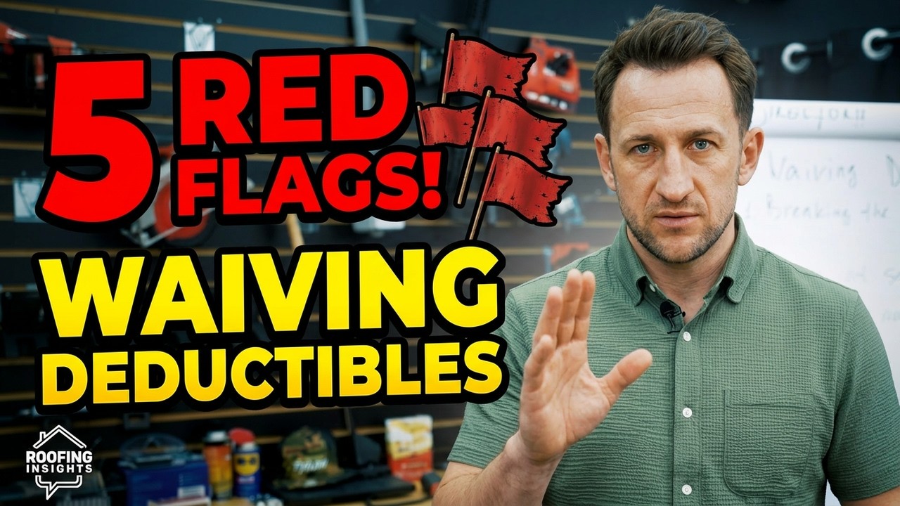 5 Red Flags When Roofers “Waive” Your Deductible