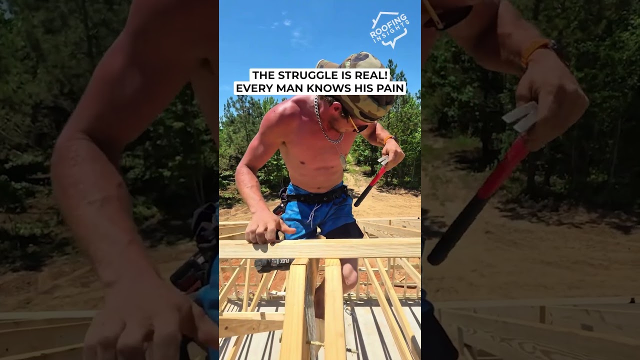 The face every roofer makes once #roofingfail #rooferlife #construction