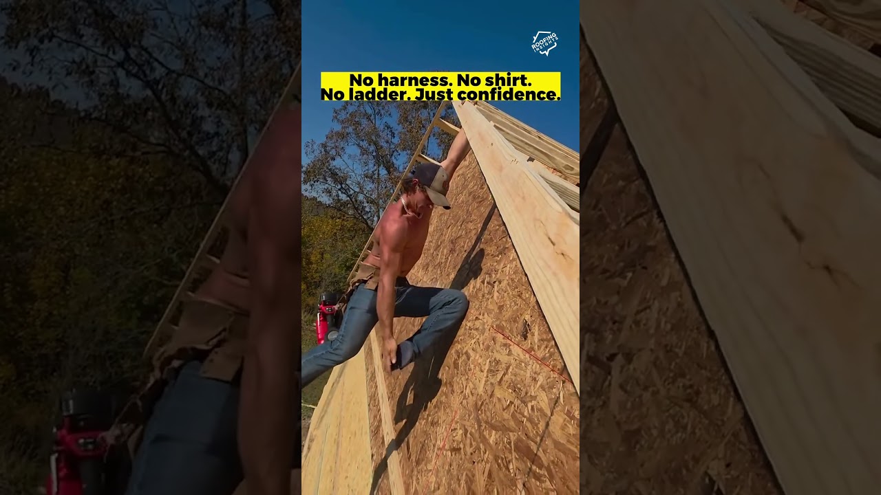 Watching this made my stomach drop 😰 #Construction #FallProtection