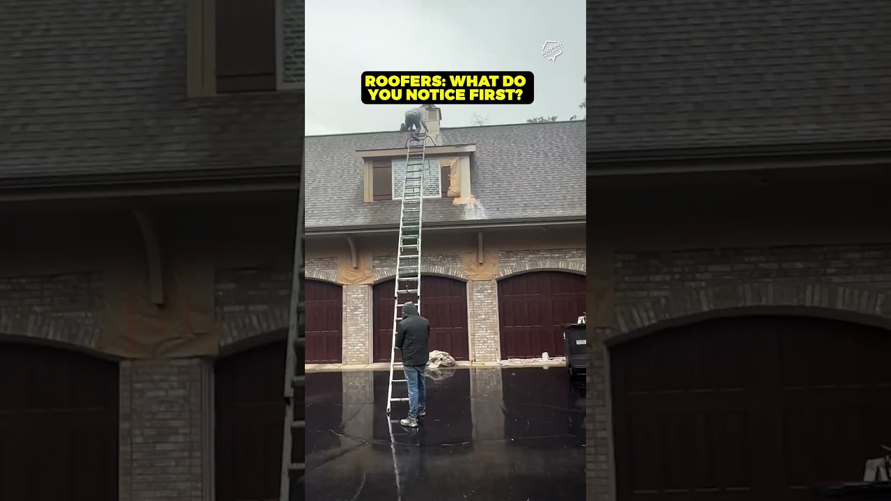 This is what roofers notice immediately 👀 #roofing #construction
