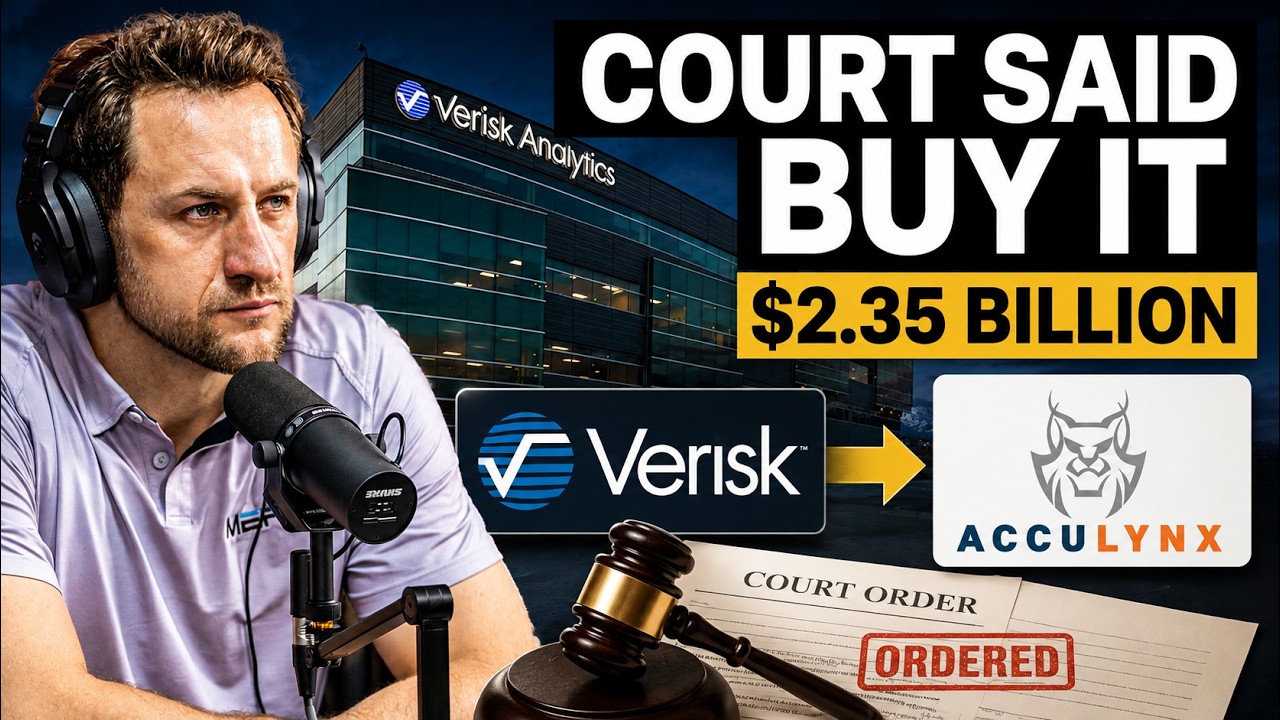 Verisk Tried to Walk Away From a $2.35 BILLION Roofing Deal. A Judge Said NO.