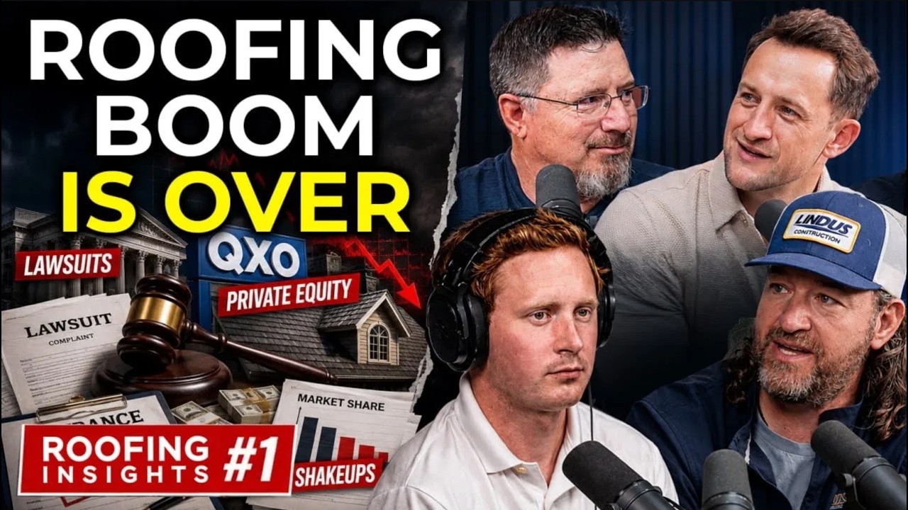 The Roofing Boom Is OVER? Al, Private Equity & What's Next | Business Hats #1