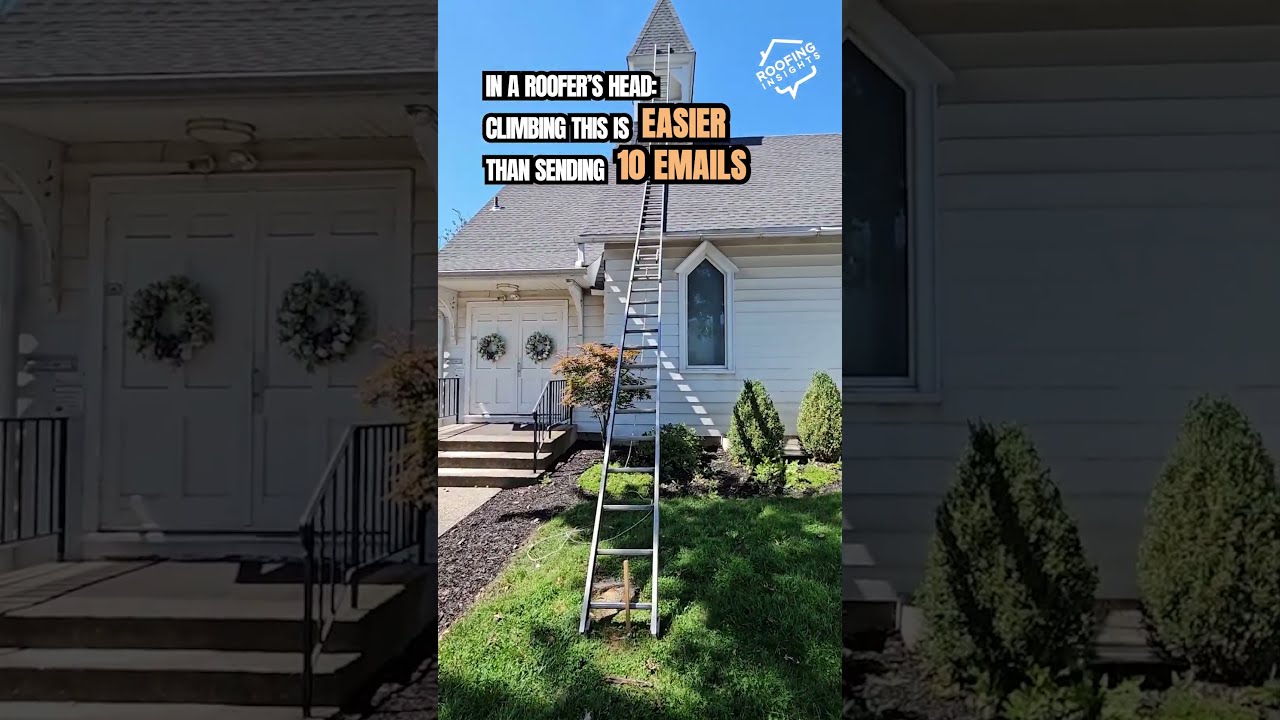 Easier than emails! 🏡 #roofing #trending