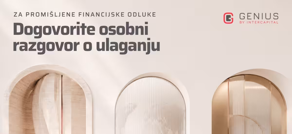Banner Genius by InterCapital: dogovorite osobni razgovor o ulaganju