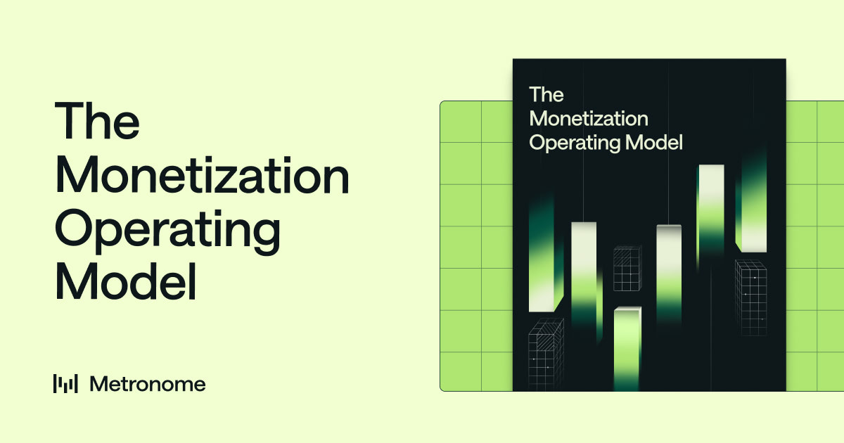 Monetization Model Template Whitepaper - Monetization Operating Model