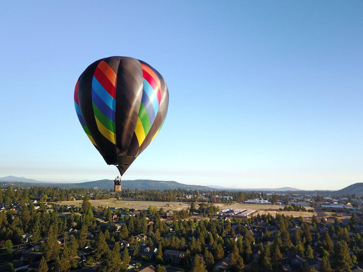 Balloons Over Bend
