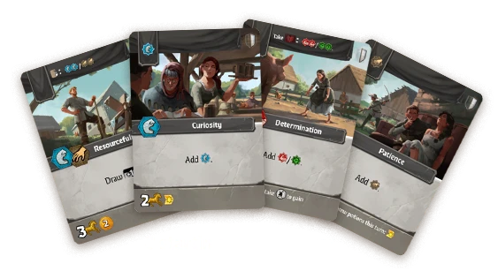 Board game cards - skills