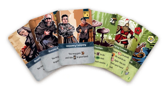Board game cards - events