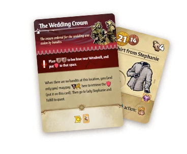 Board game cards - items