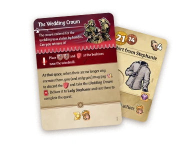 Board game cards - items