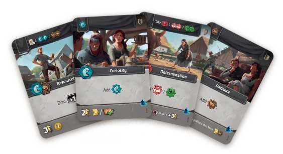 Board game cards - skills