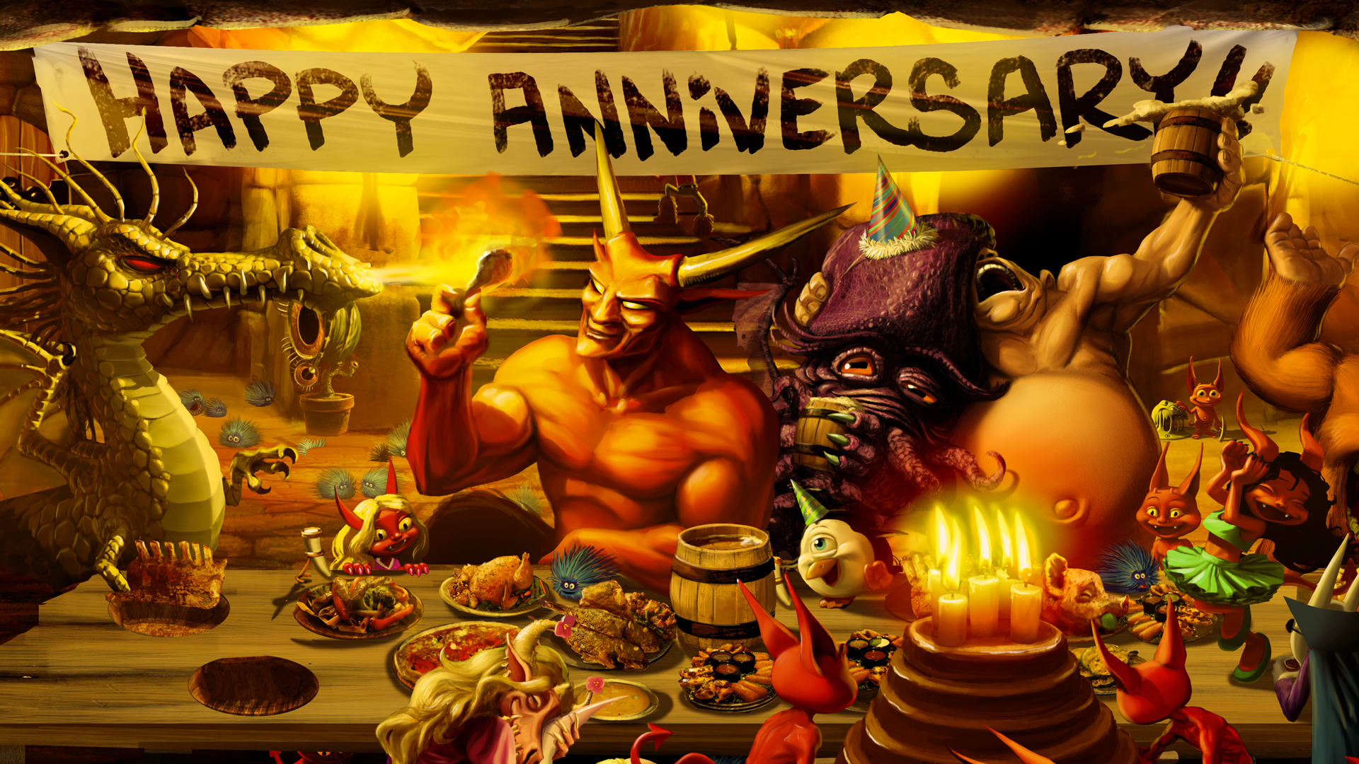 Dungeon Lords: Happy Anniversary