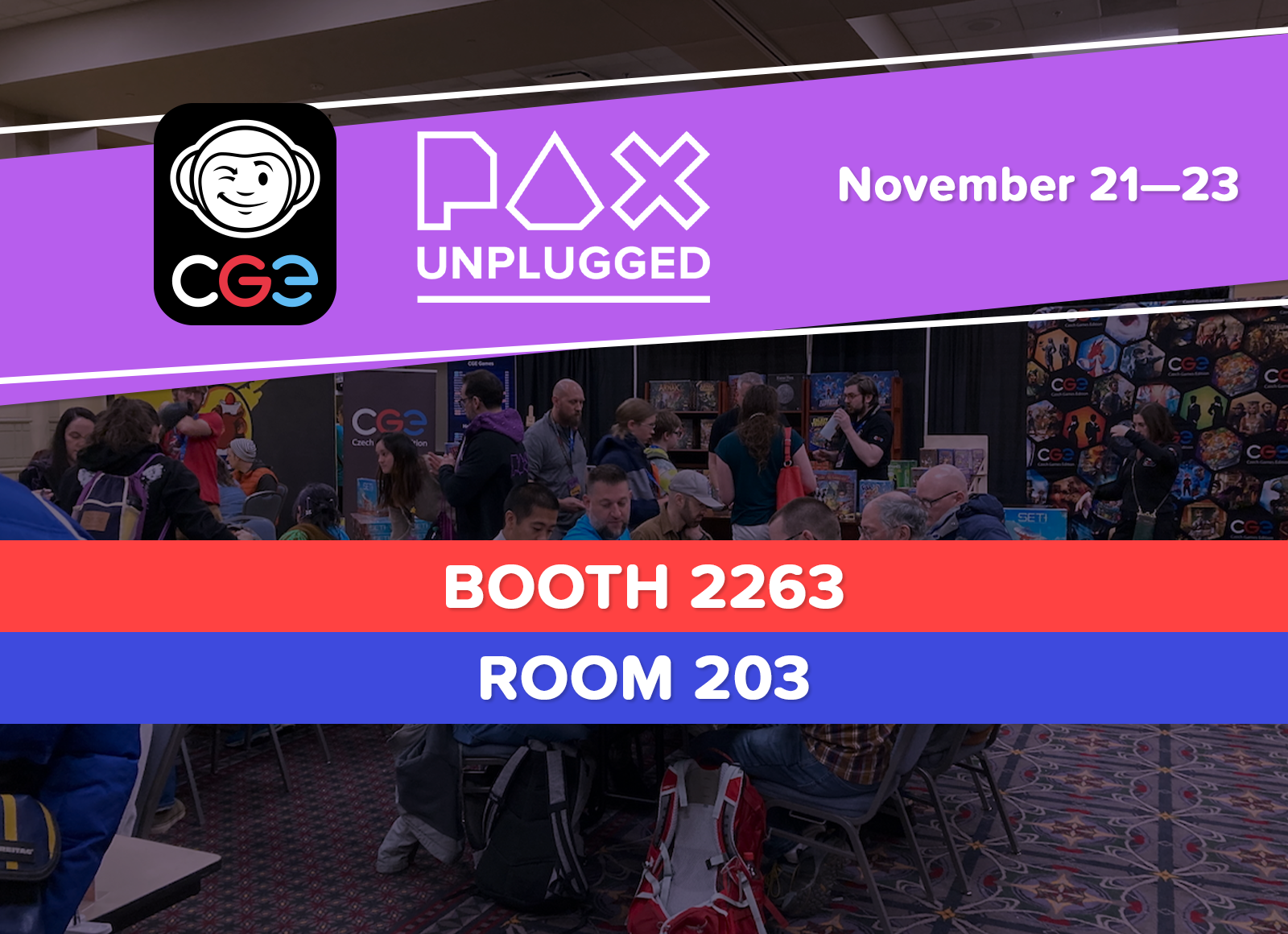 CGE at PAX Unplugged 2025