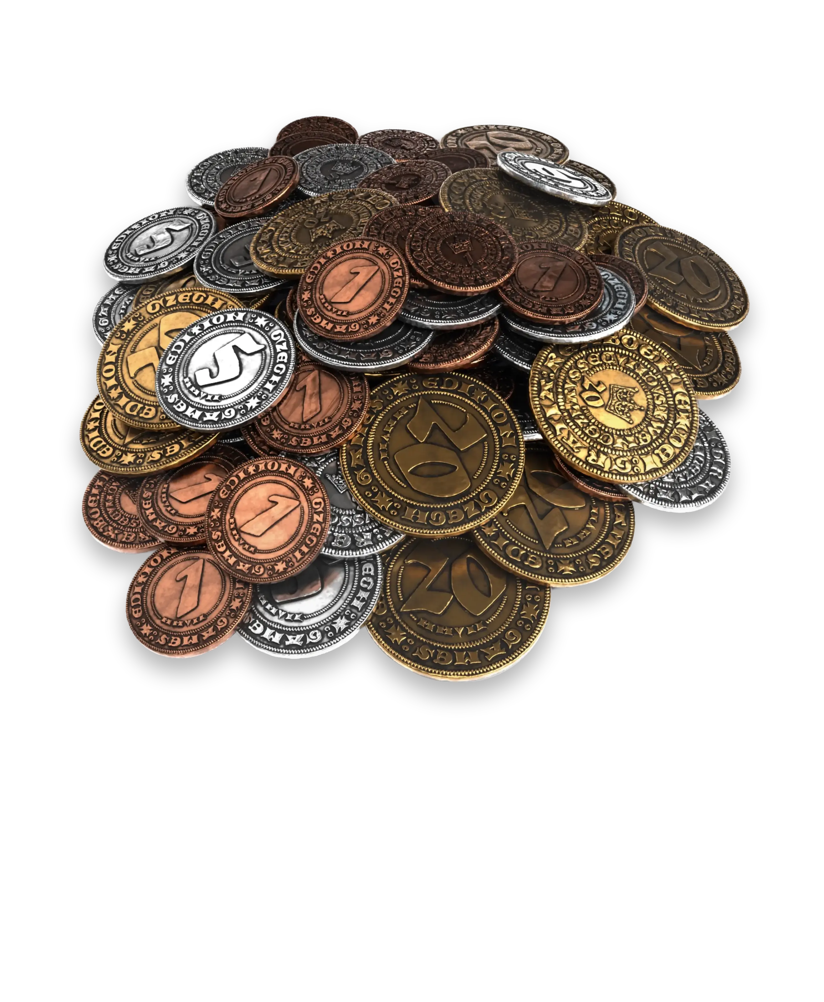 Kingdom Come: Deliverance – The Board Game – Metal Coins
