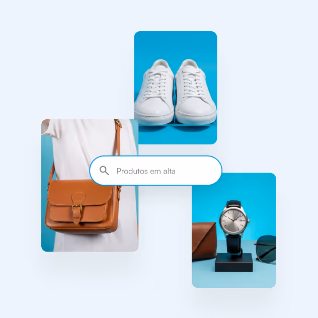 Imagem representando a facilidade de escolher produtos para vender em uma loja Tray