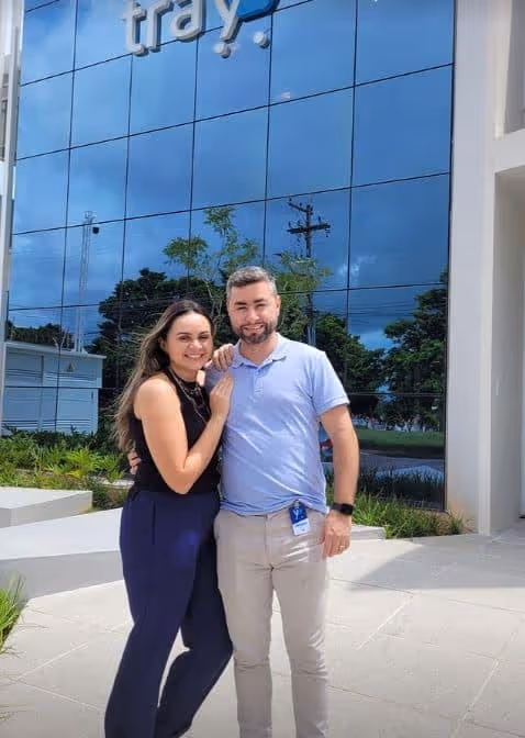 Imagem de Alyne Lucena e José Dutra fundadores da Ducena Joias