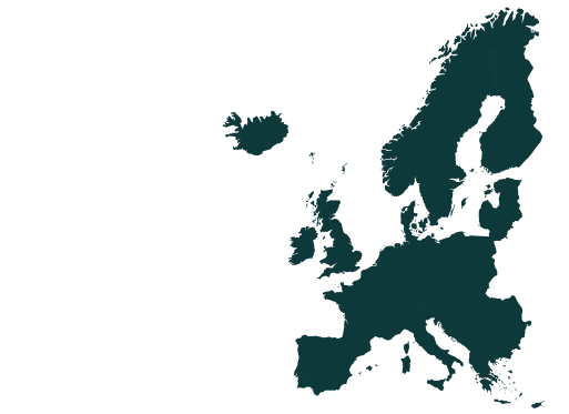 Europe continent map