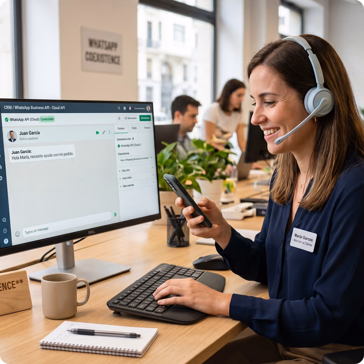WhatsApp Coexistence devuelve visibilidad y trazabilidad a la empresa.