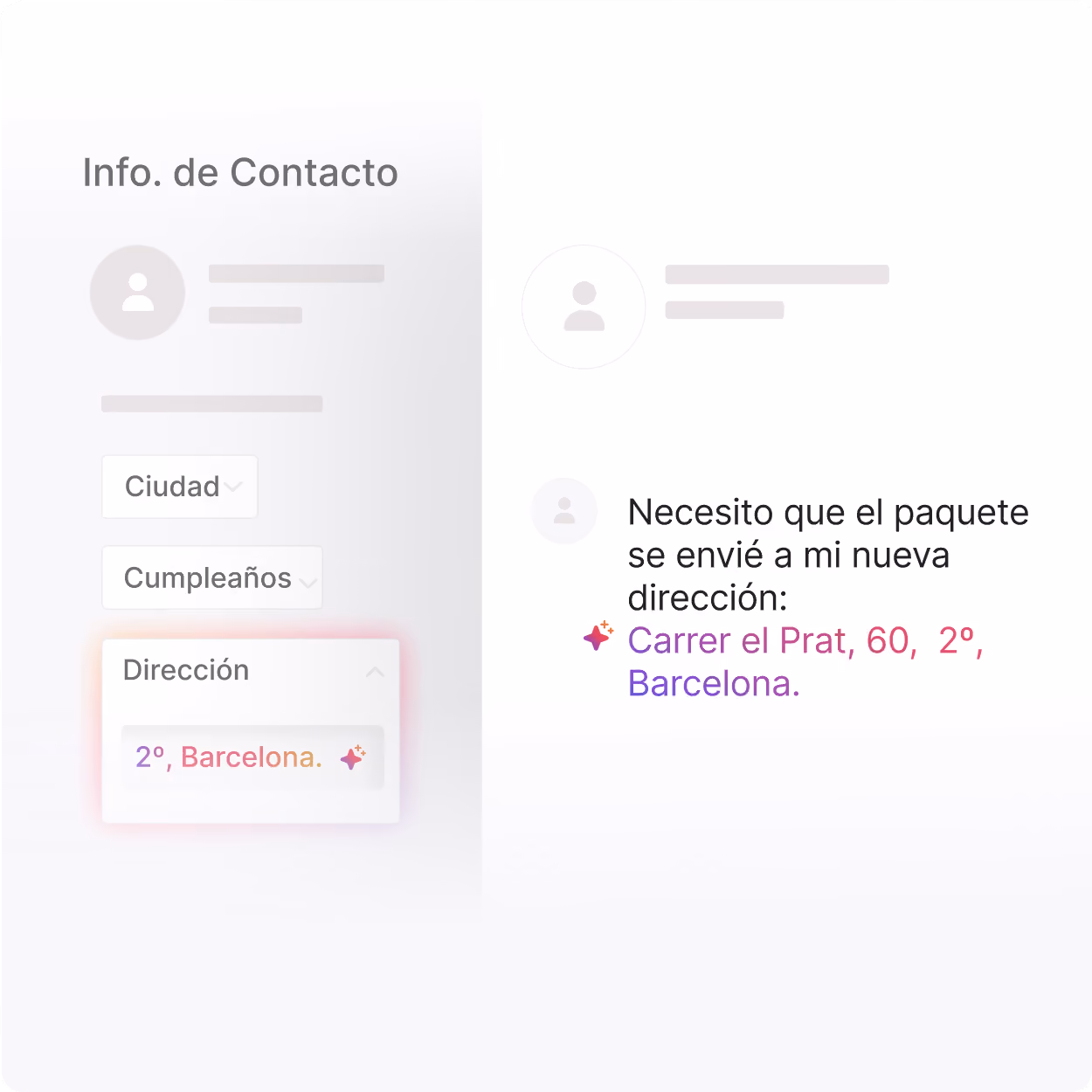 Gestión ejecutada y confirmada dentro de la conversación