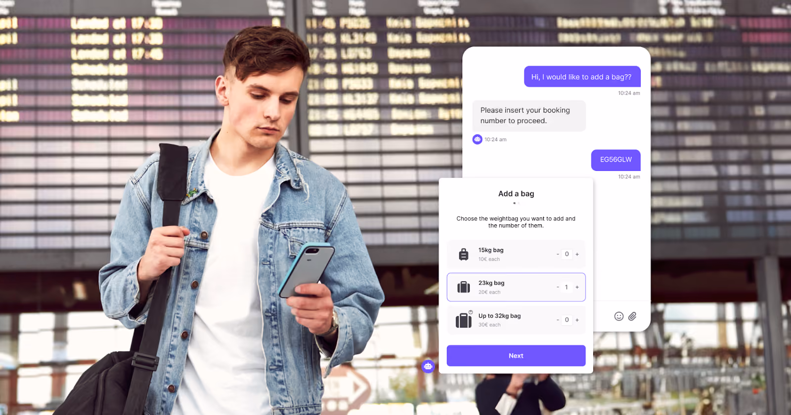 conversational ai and messaging with airlines