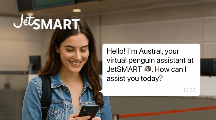 How JetSMART automated 80% of customer service in just 6 weeks handling over 140,000 monthly chats with a single chatbot