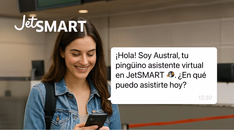 How JetSMART automated 80% of customer service in just 6 weeks handling over 140,000 monthly chats with a single chatbot