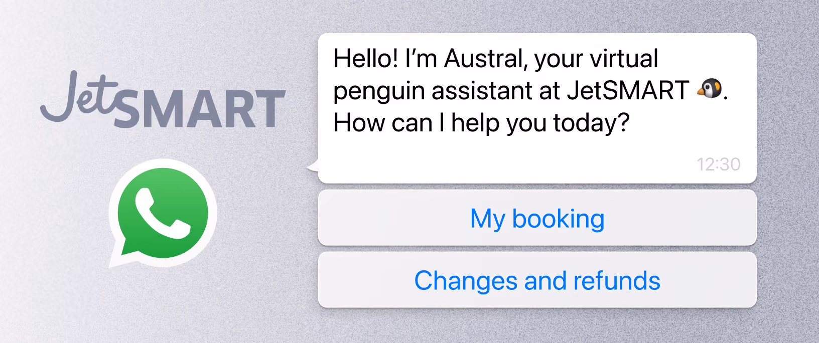 WhatsApp experience JetSMART