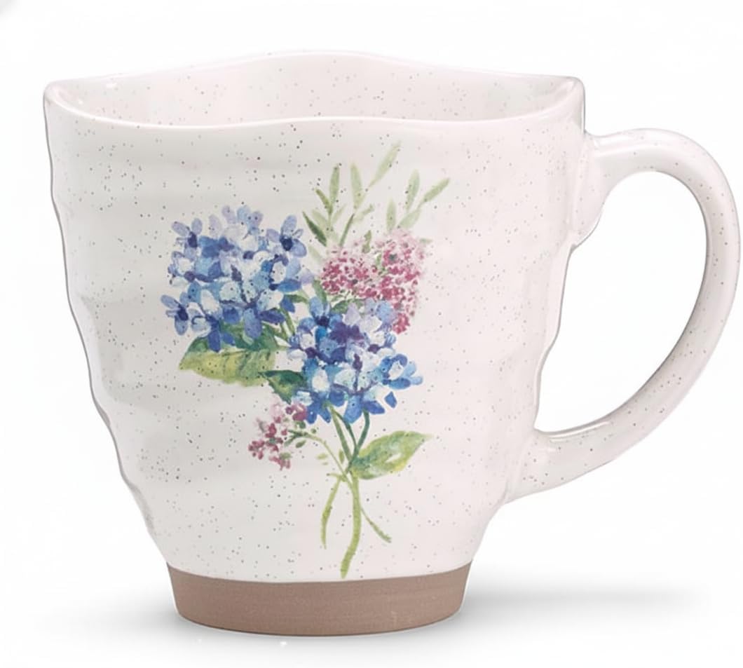 Burton+Burton Hydrangea Bouquet Mug, 13 oz
