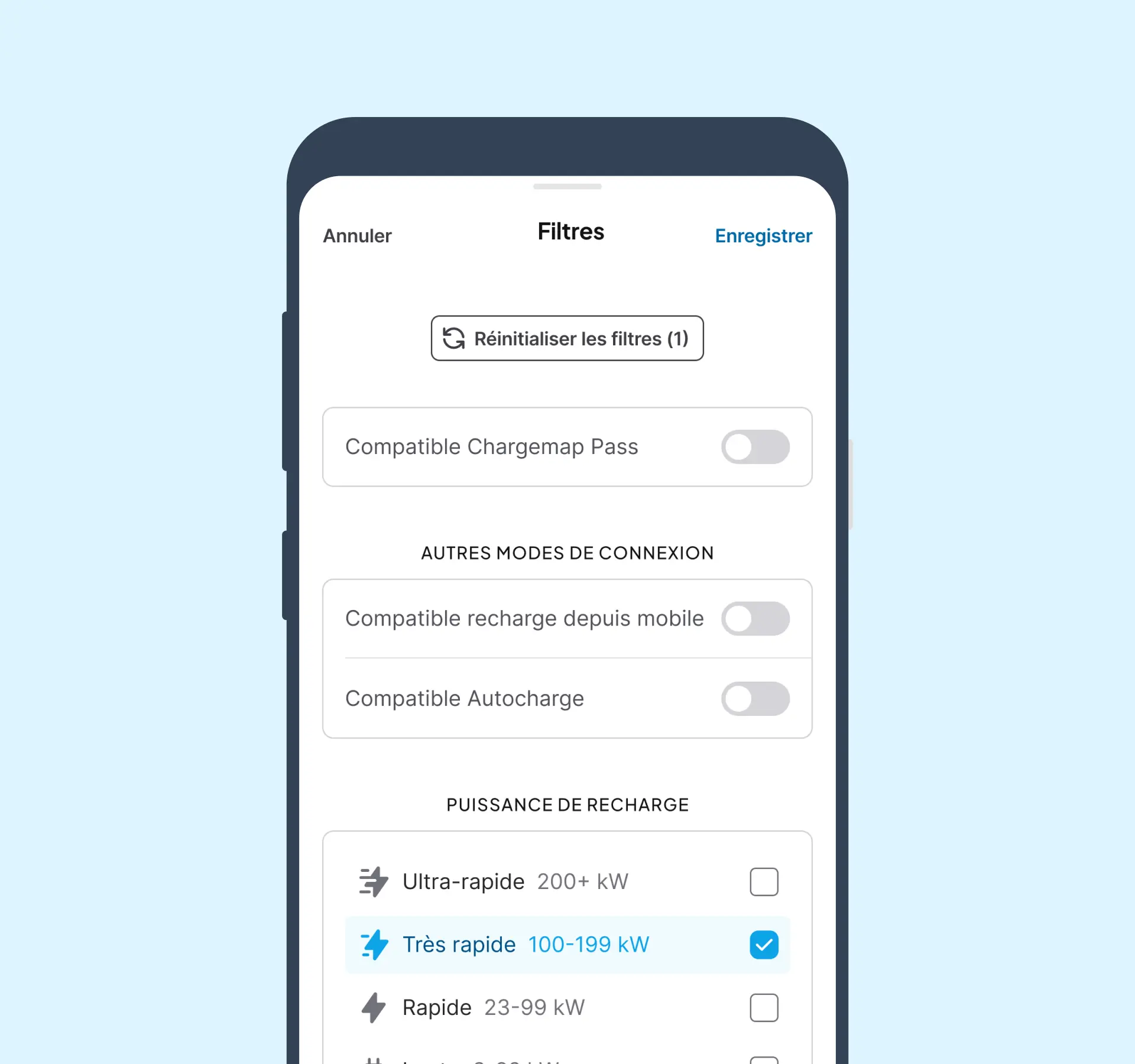 Simplifiez votre recherche de bornes