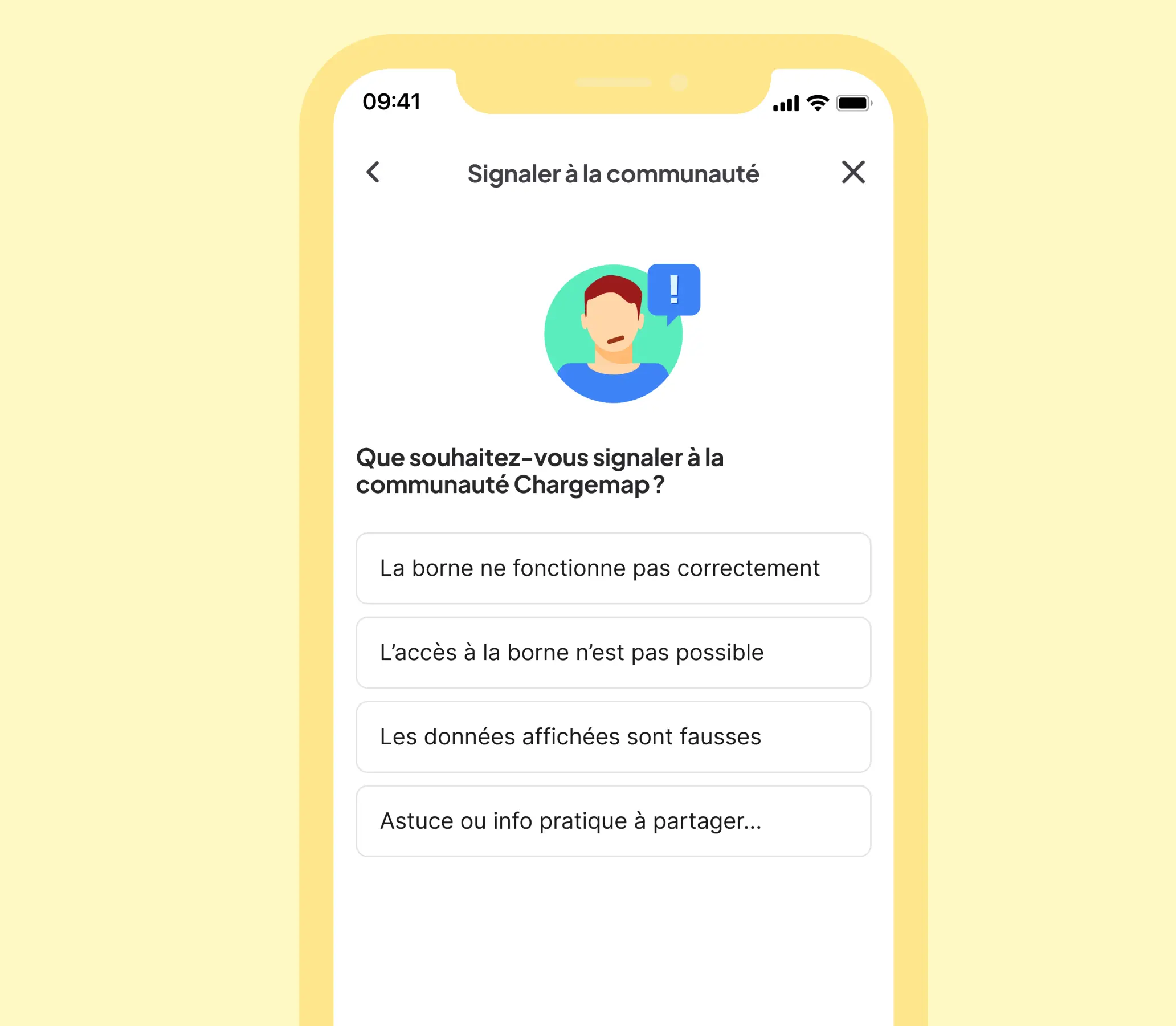 signaler communauté chargemap