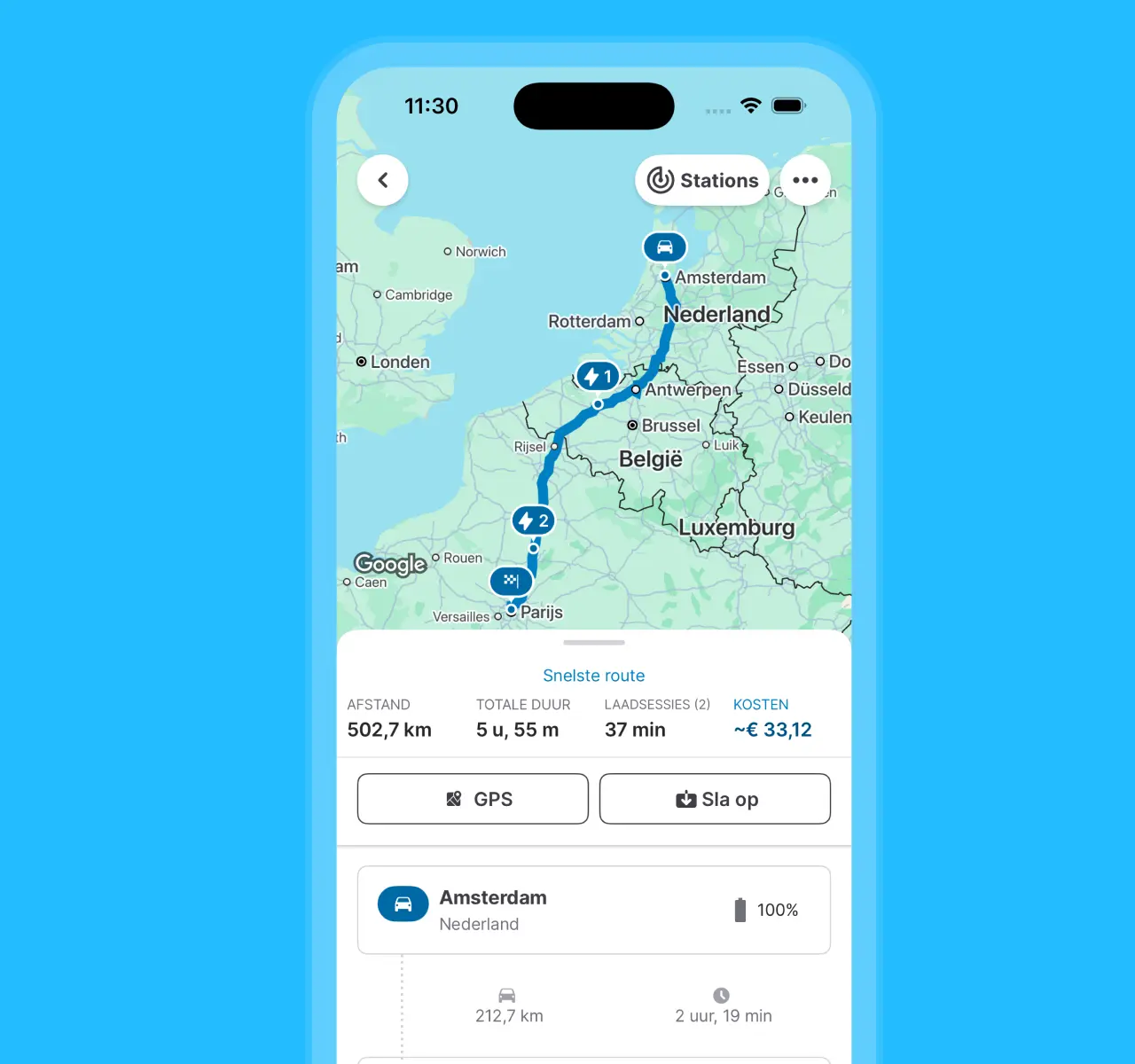 Geniet van de optimale route die helemaal op uw wensen is afgestemd
