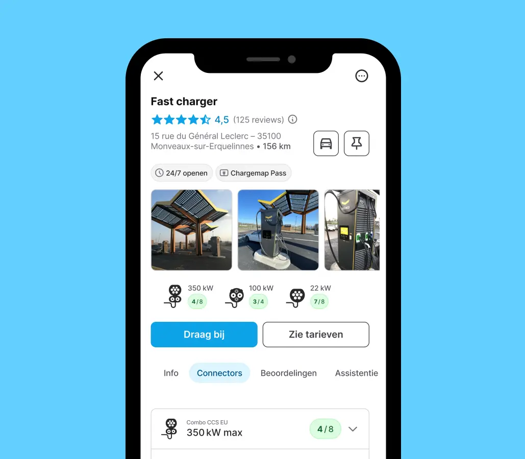 mockup Beschikbaarheid chargemap pass