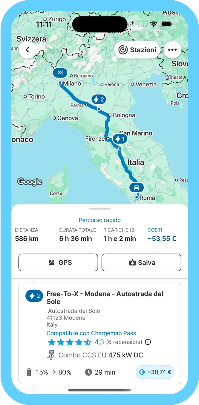 mockup planificatore chargemap