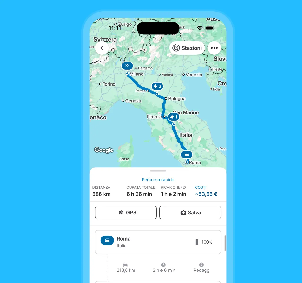 Approfitta di un itinerario ideale adattato ai tuoi bisogni
