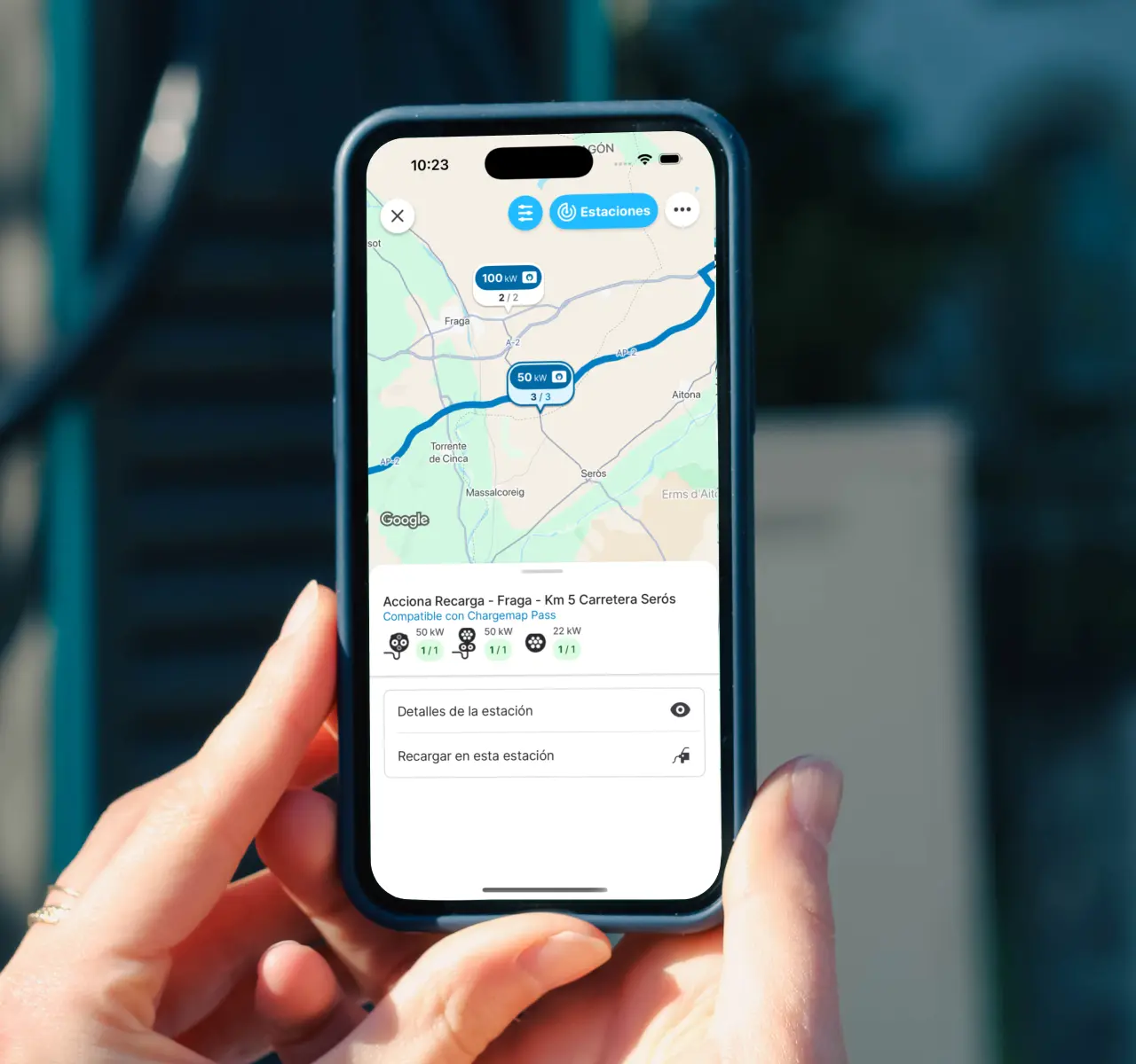 Encuentre las mejores estaciones cerca de usted, en donde sea