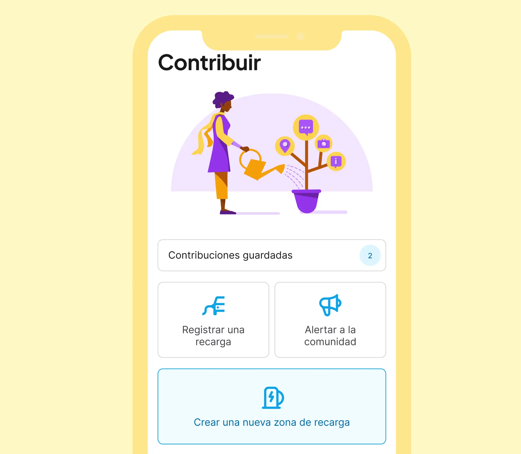 Añada un punto de recarga aún no referenciado en la plataforma