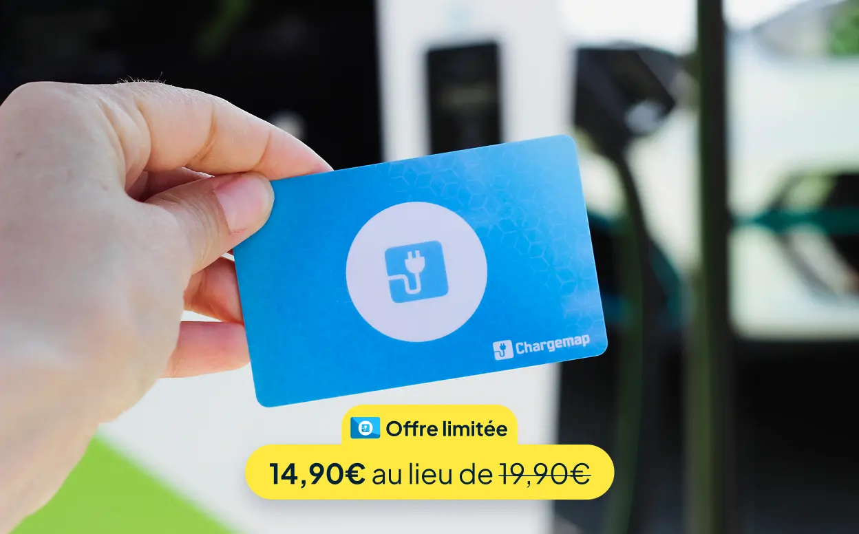 Carte de recharge Chargemap Pass offre limitée à 14,90€