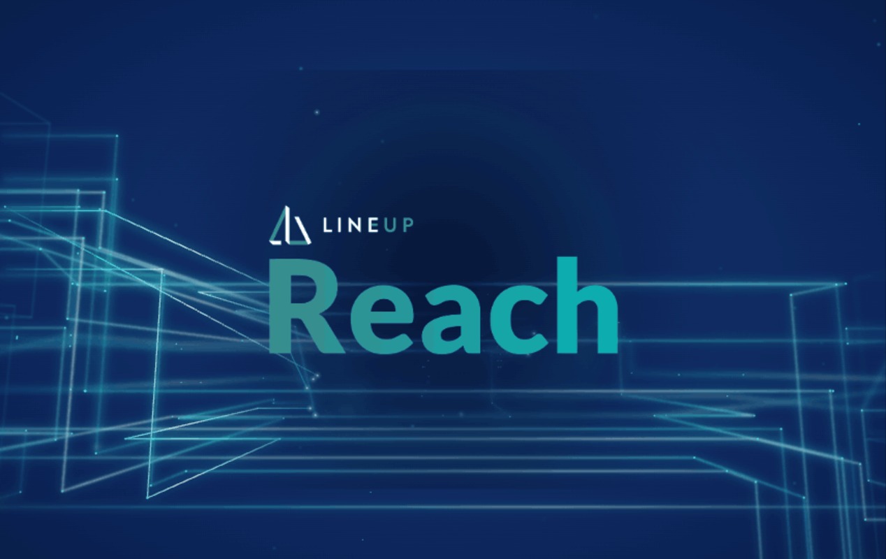 Line-Up Reach ticket distribution platform visualised as a mesh of connected systems