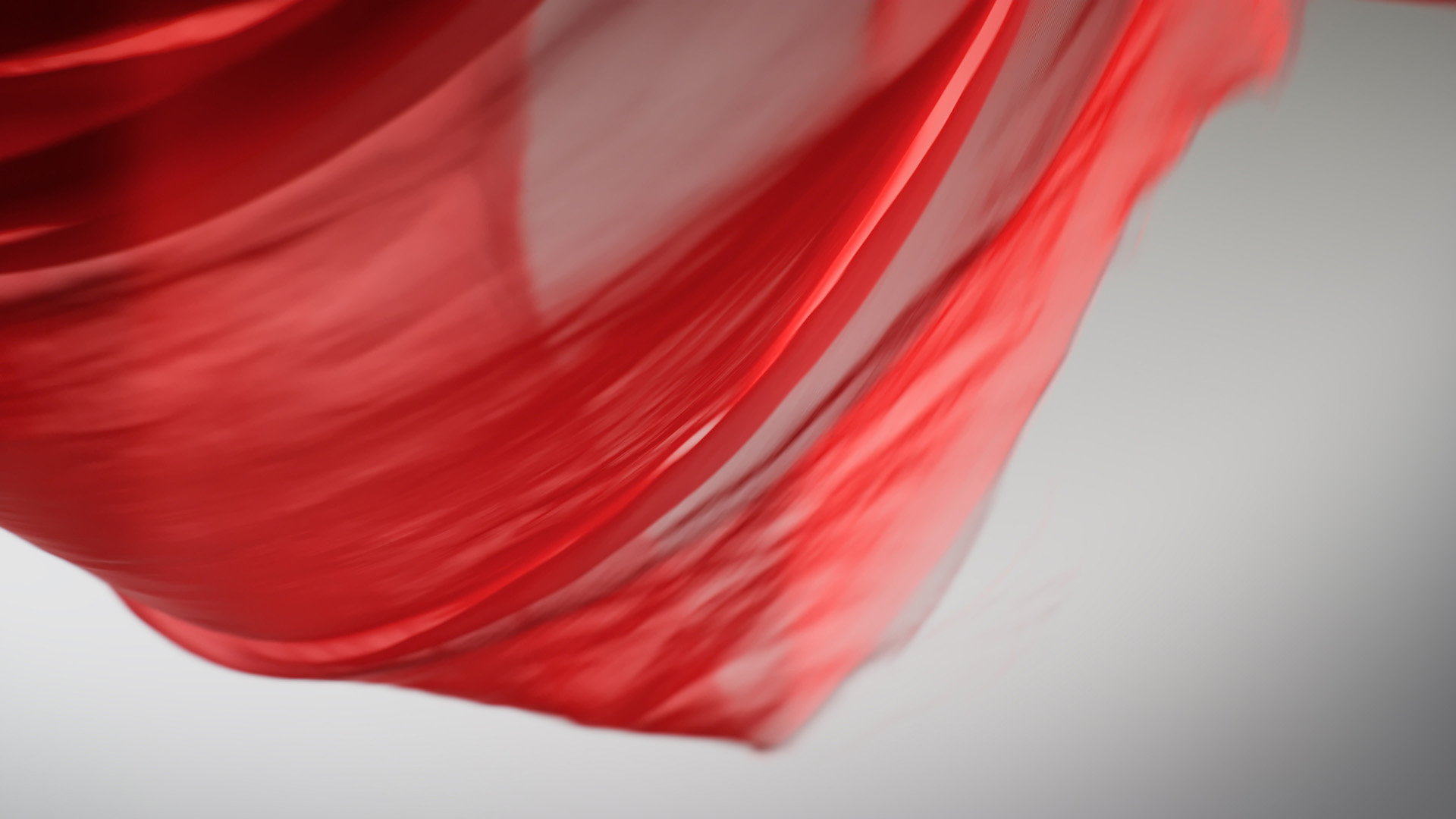 A still off lucie conrad's concept film "red", produced by mat. studio, showcasing a scarf moving in the air.