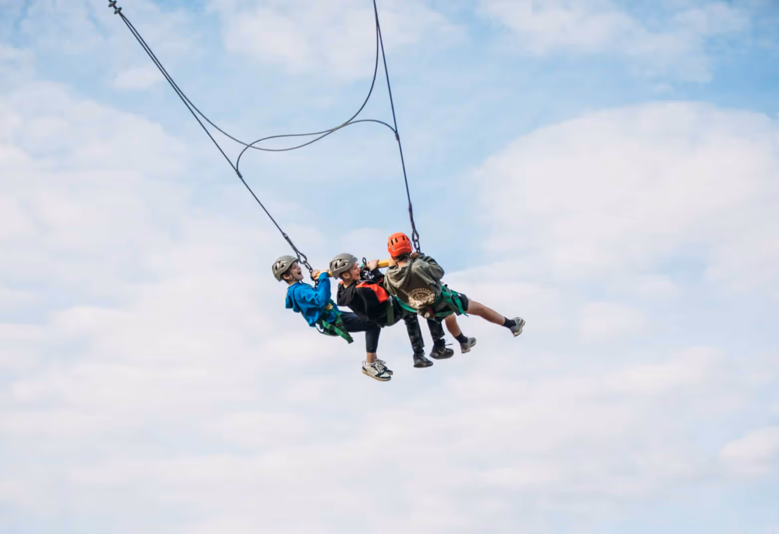 Youth paragliding.