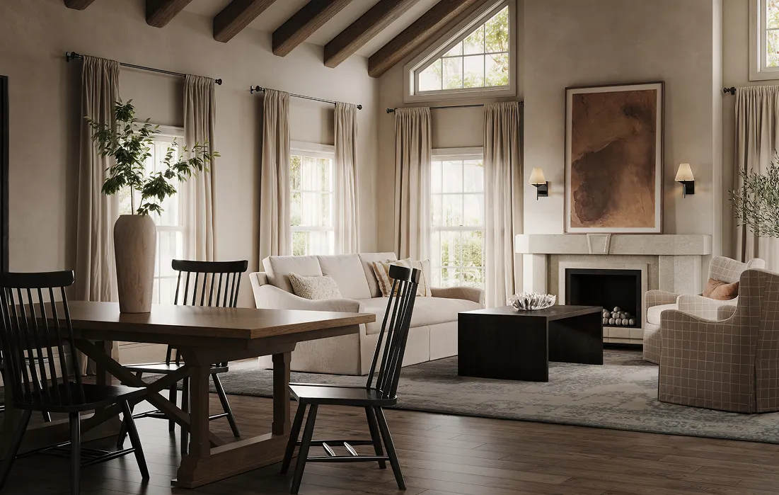 farmhouse living room furniture