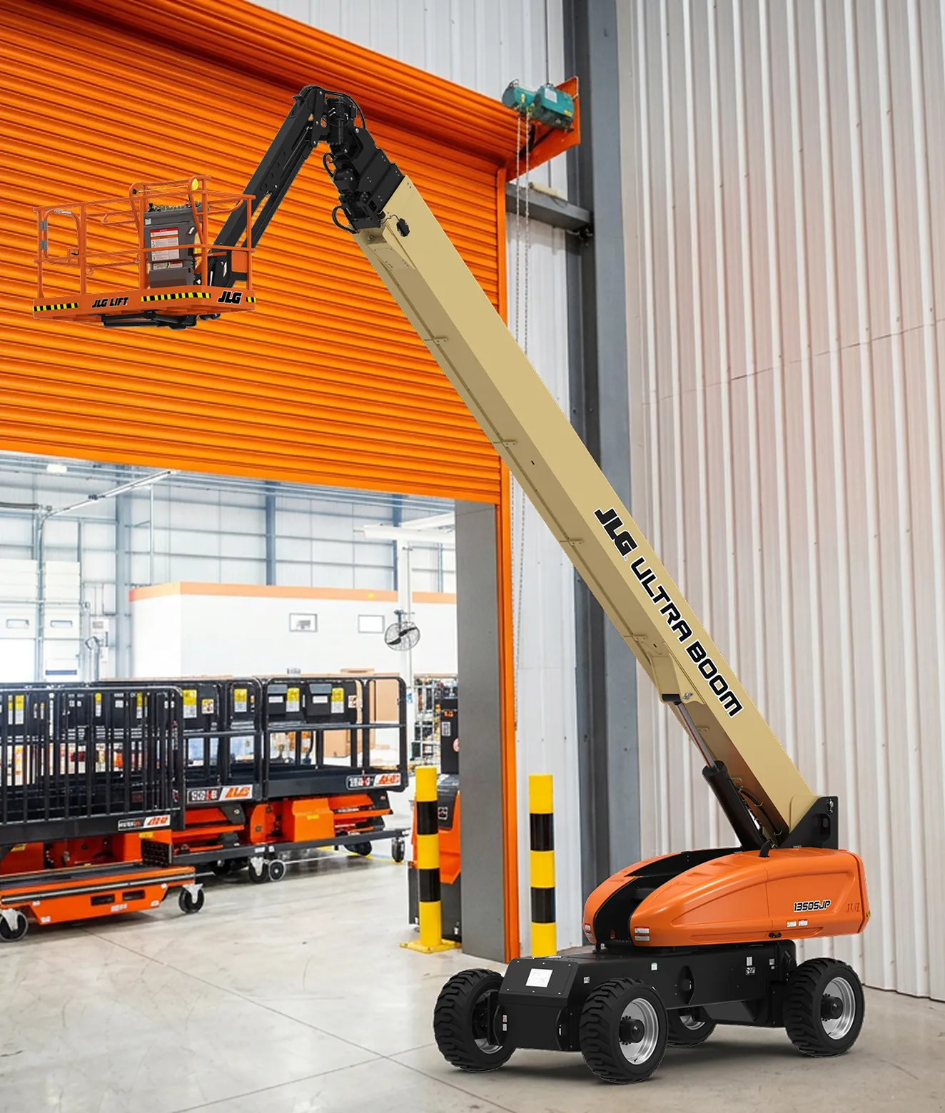 JLG-lift i utomhusmiljö i Sverige