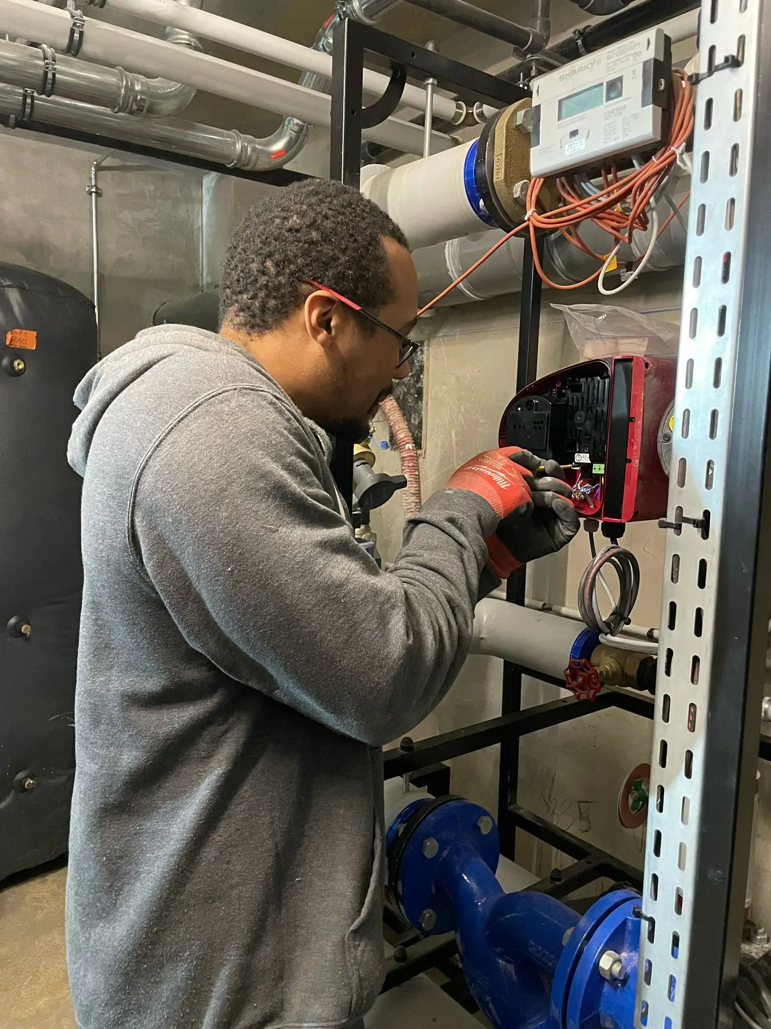 Installation éléctrique de sous station