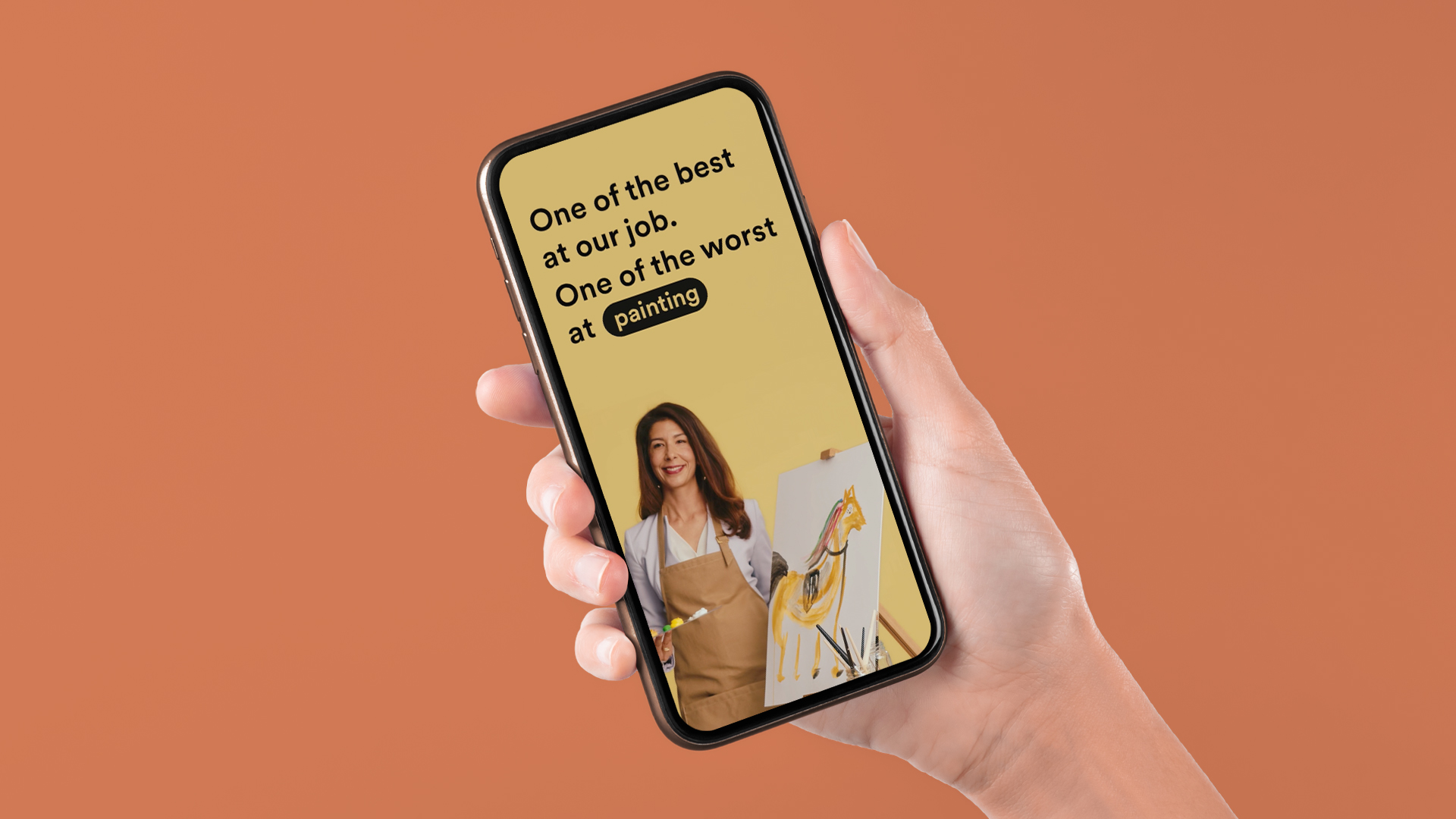 Wolf Theiss Employer Branding Video Phone Mockup