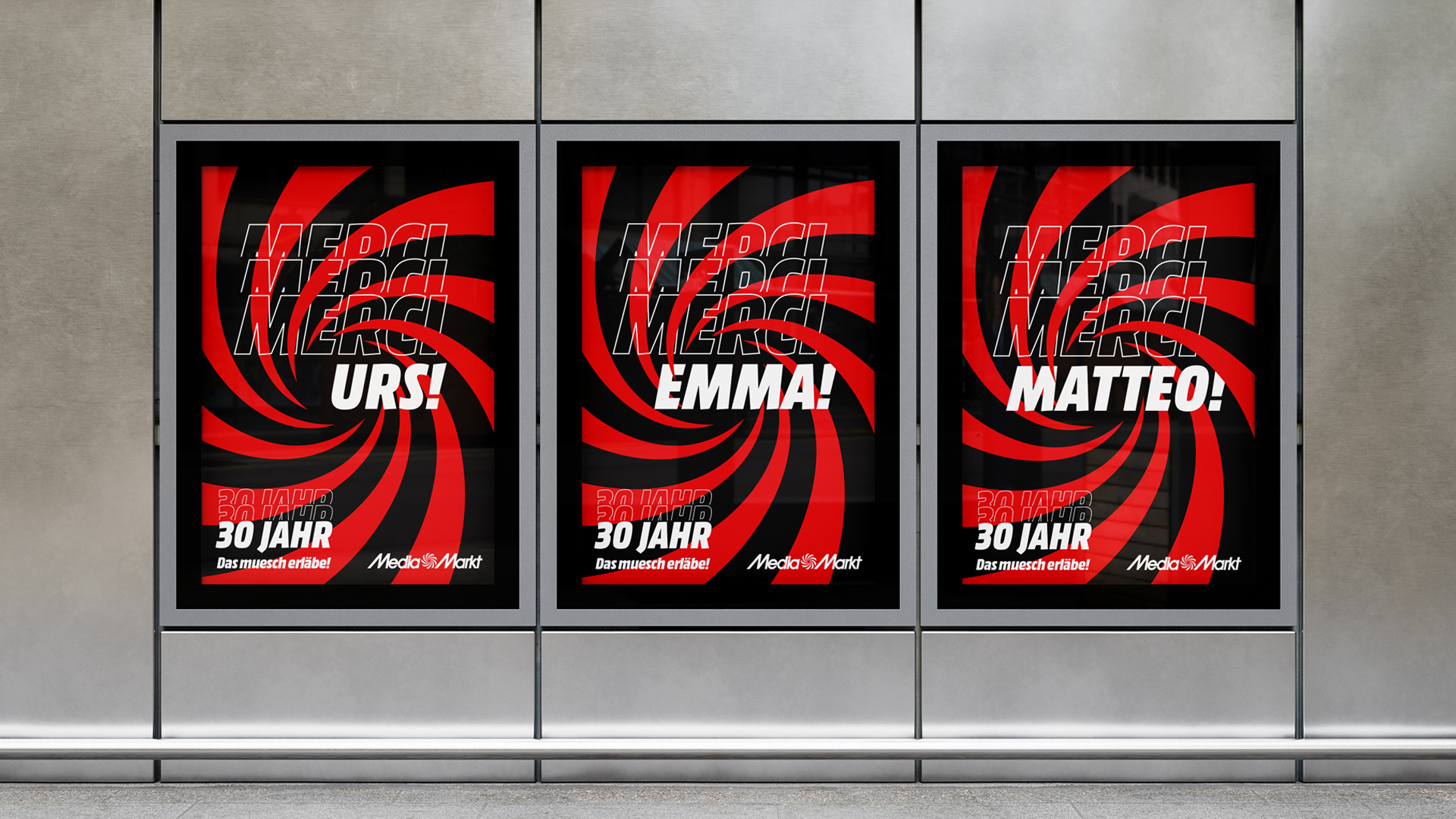 Media Markt Schweiz OOH Plakate