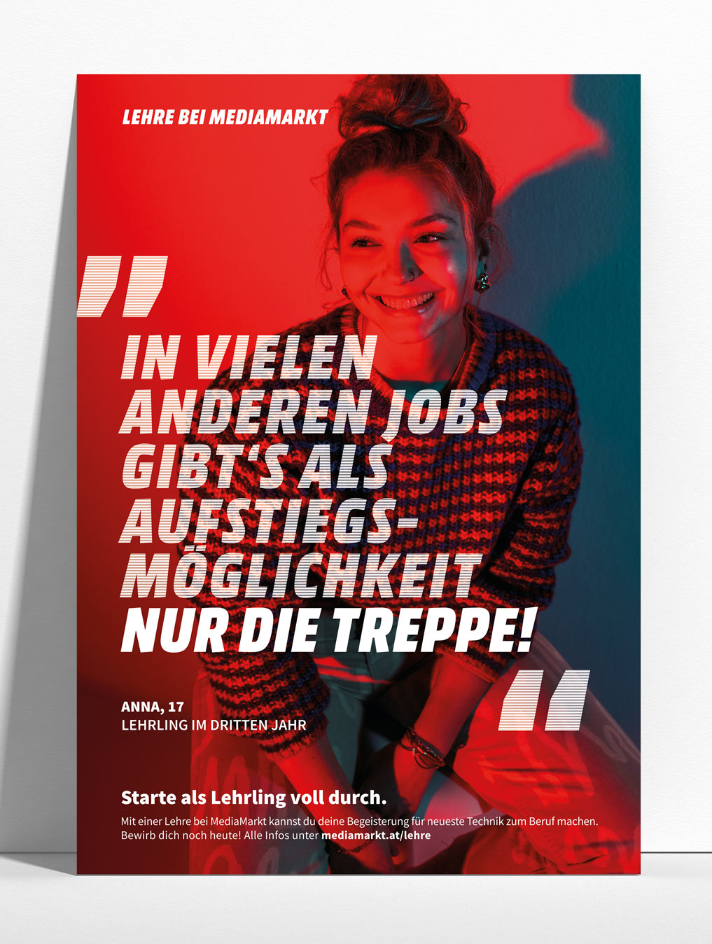 MediaMarkt Lehrling Anzeige