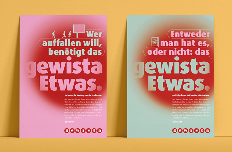 Das gewista Etwas Anzeige