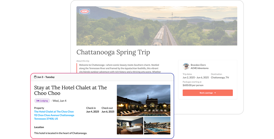 Better group booking pages